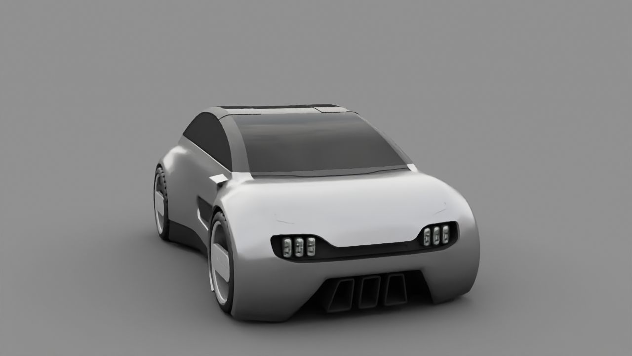 City Car 3D model_3