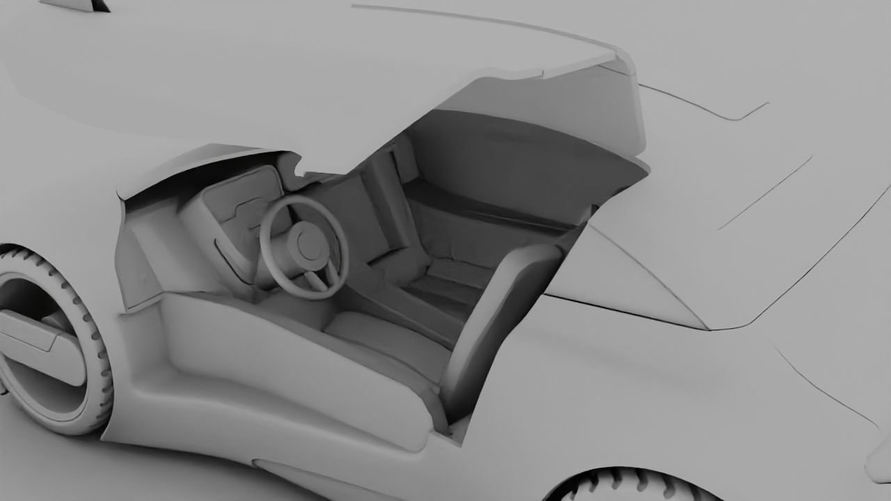 City Car 3D model_26