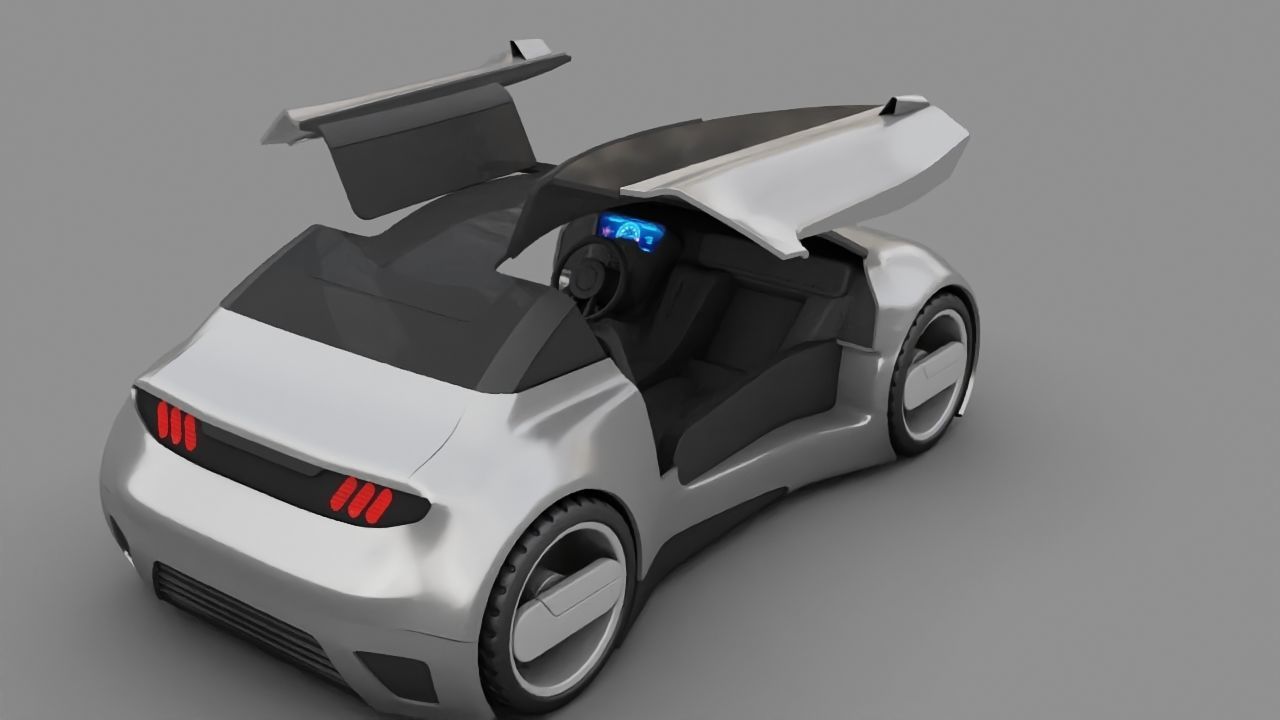 City Car 3D model_17