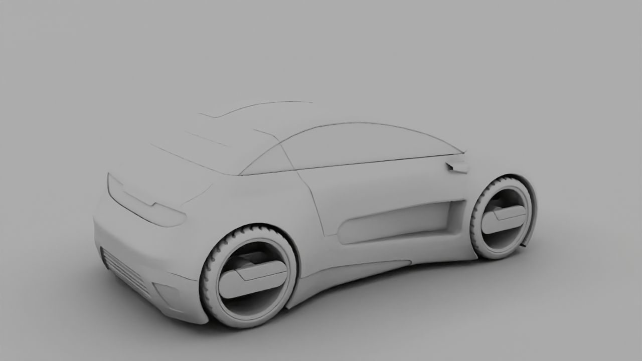 City Car 3D model_23
