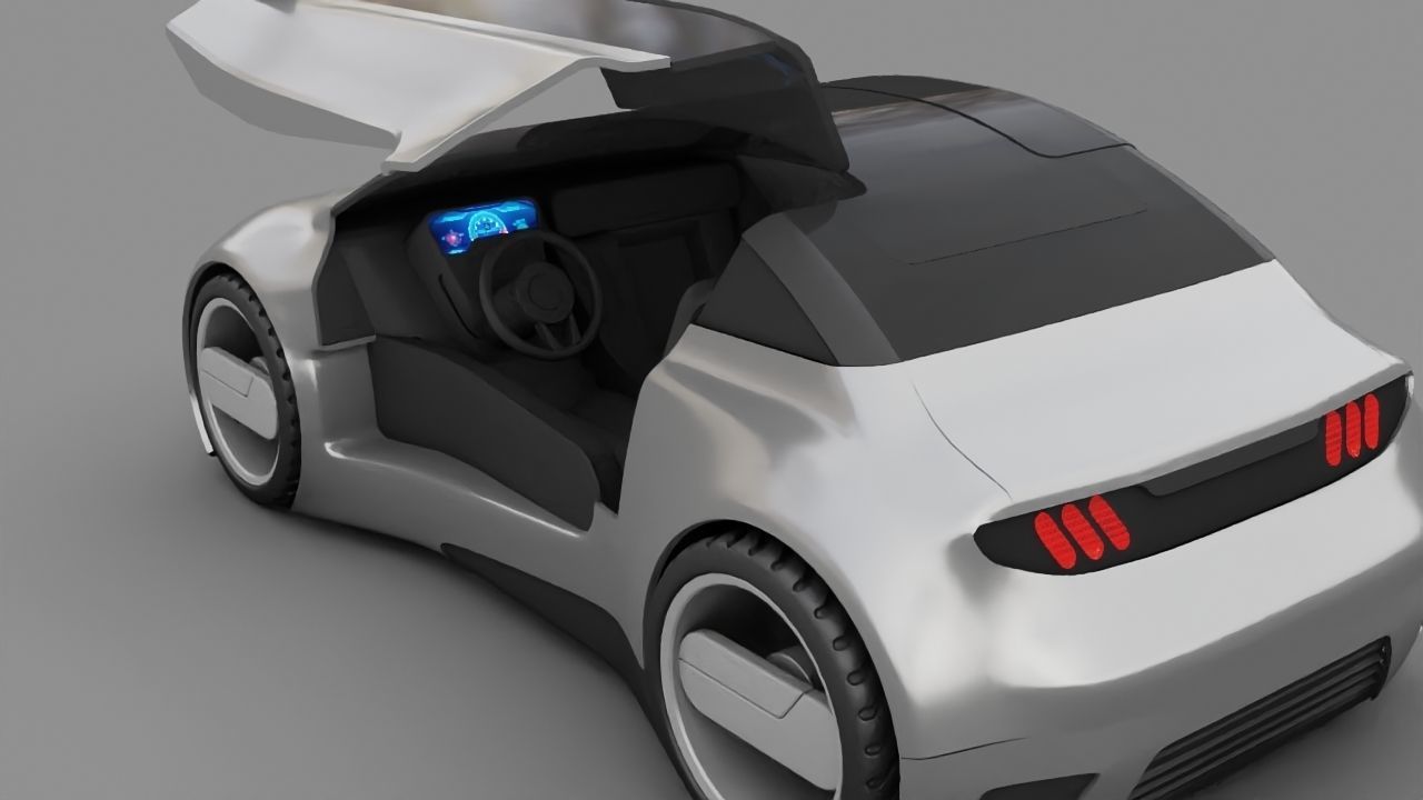 City Car 3D model_11