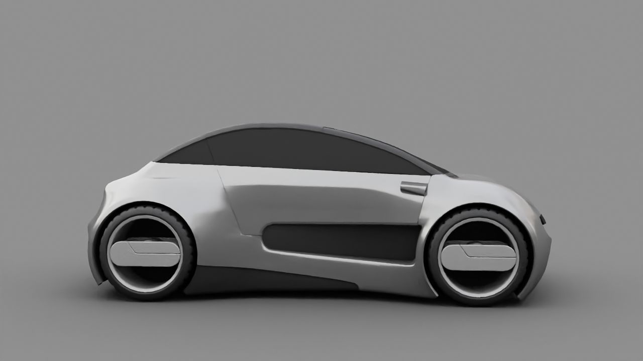 City Car 3D model_1