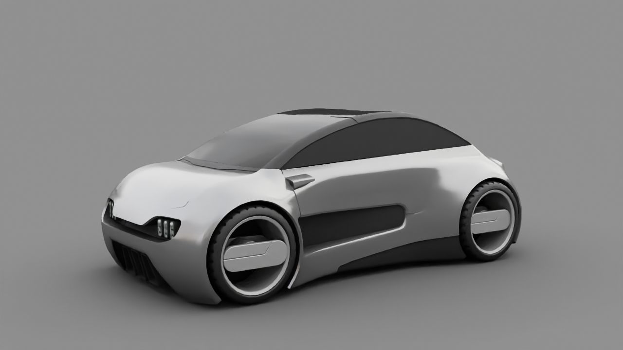City Car 3D model_5