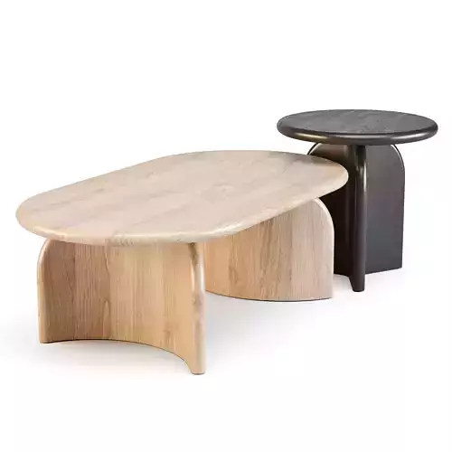 Lulu and Georgia Ada - Coffee and Side Table 3D model