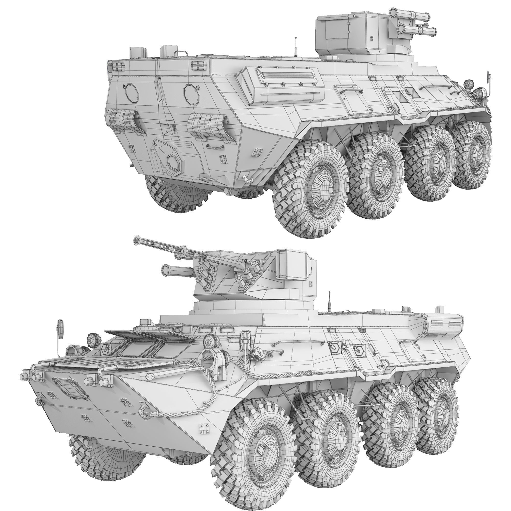 BTR 3E 2002 3D model_6