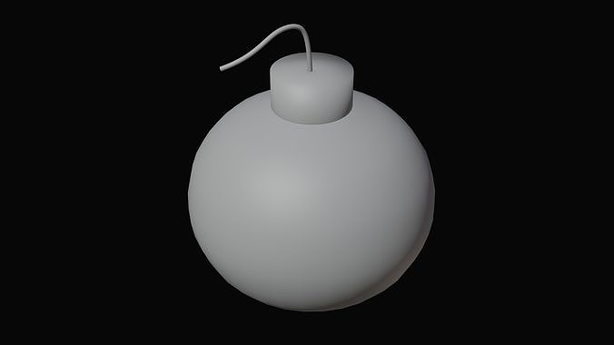 The Bomb that is free Free low-poly 3D model