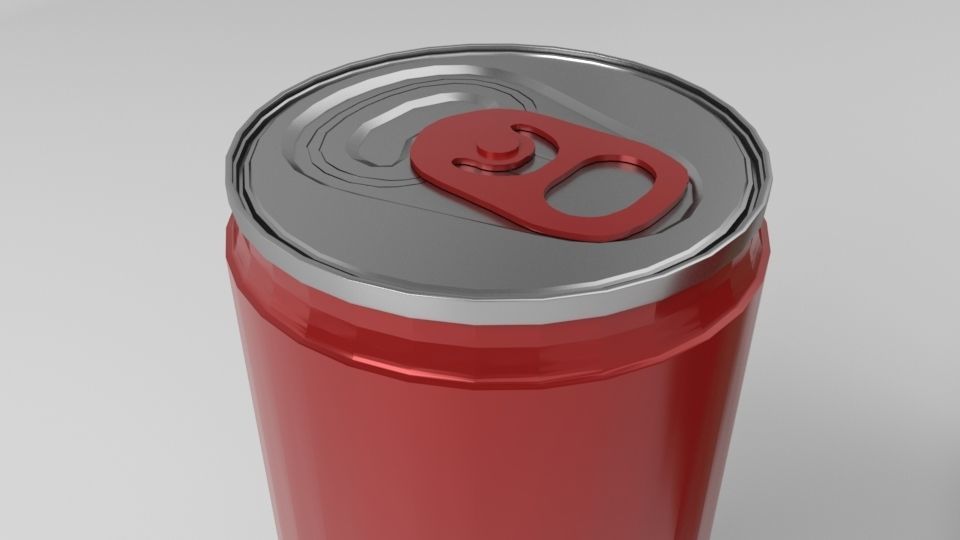 Beverage Branding Package No12 4Pack Low-poly 3D model_3