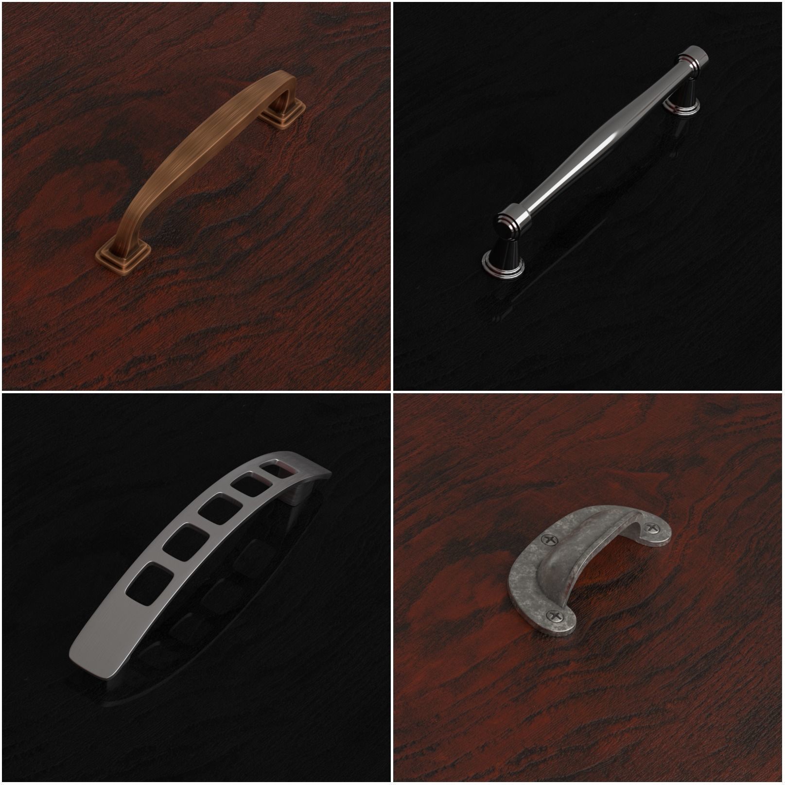 Cabinet handles set 3D model_24