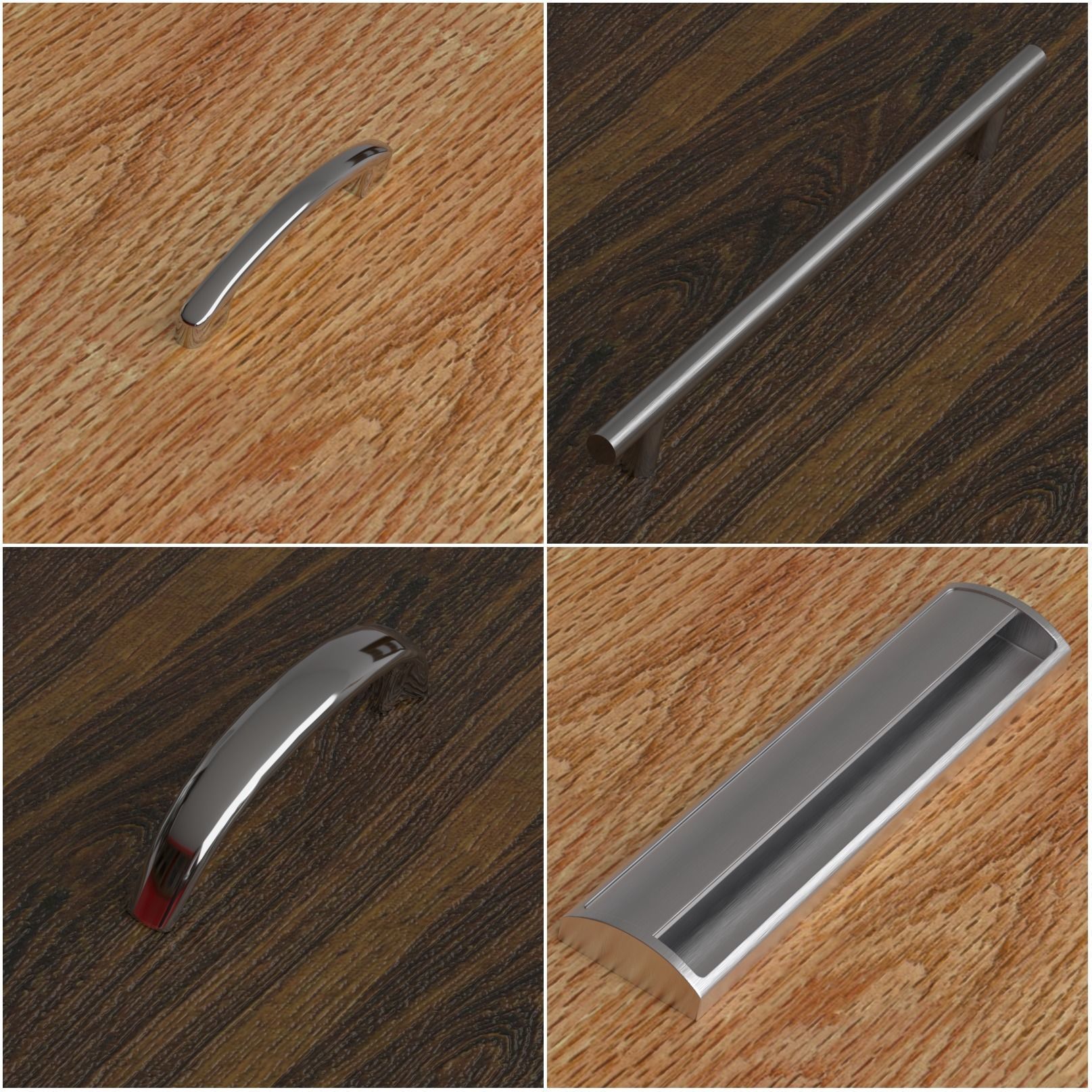 Cabinet handles set 3D model_31