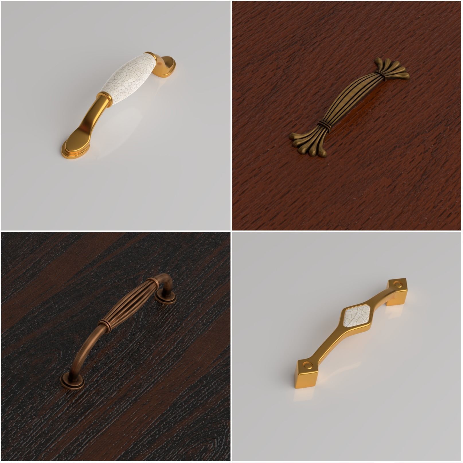 Cabinet handles set 3D model_27