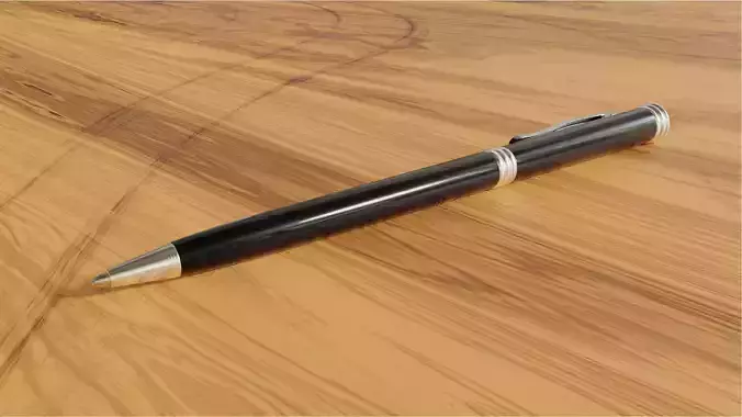 The Pen Low-poly 3D model