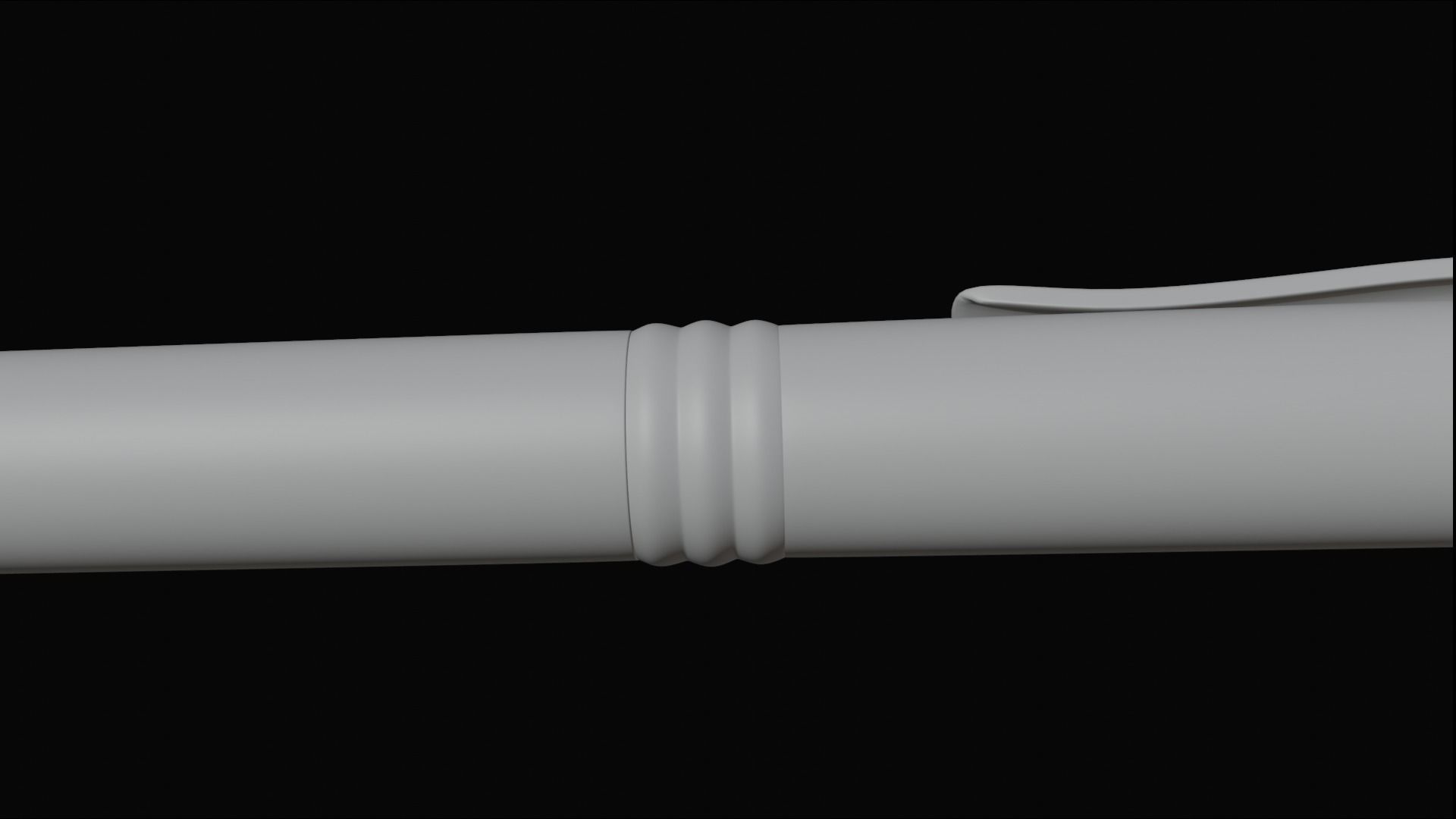 The Pen Low-poly 3D model_4