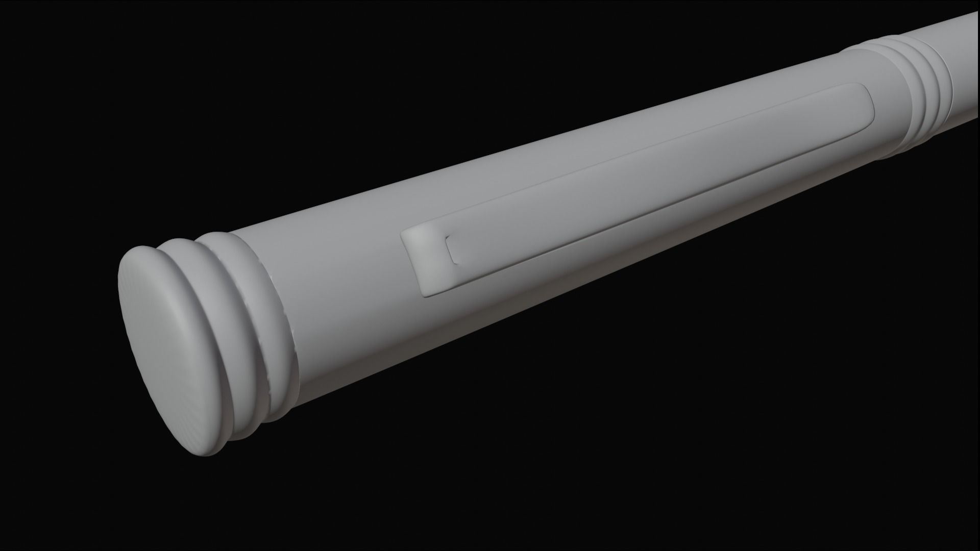 The Pen Low-poly 3D model_3