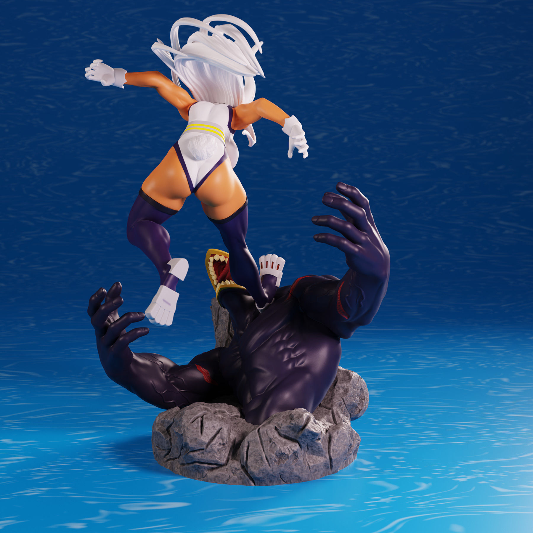 My Hero Academia Mirko Figure 3D print model_4