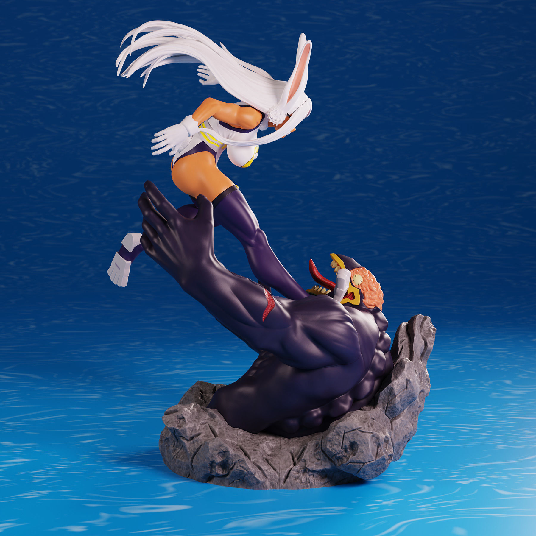 My Hero Academia Mirko Figure 3D print model_6