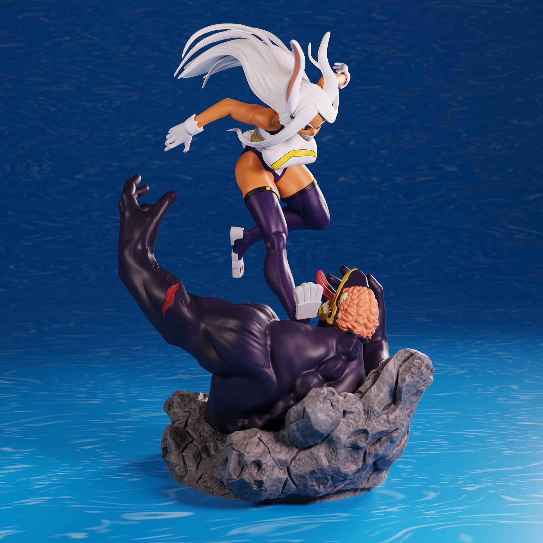 My Hero Academia Mirko Figure 3D print model_8