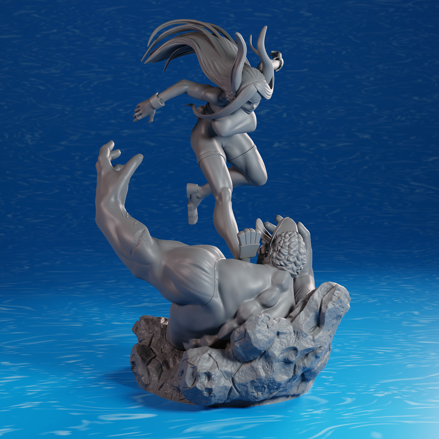 My Hero Academia Mirko Figure 3D print model_9