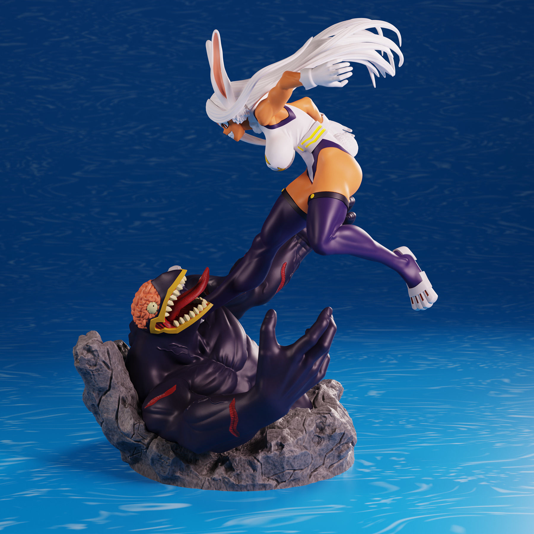 My Hero Academia Mirko Figure 3D print model_2