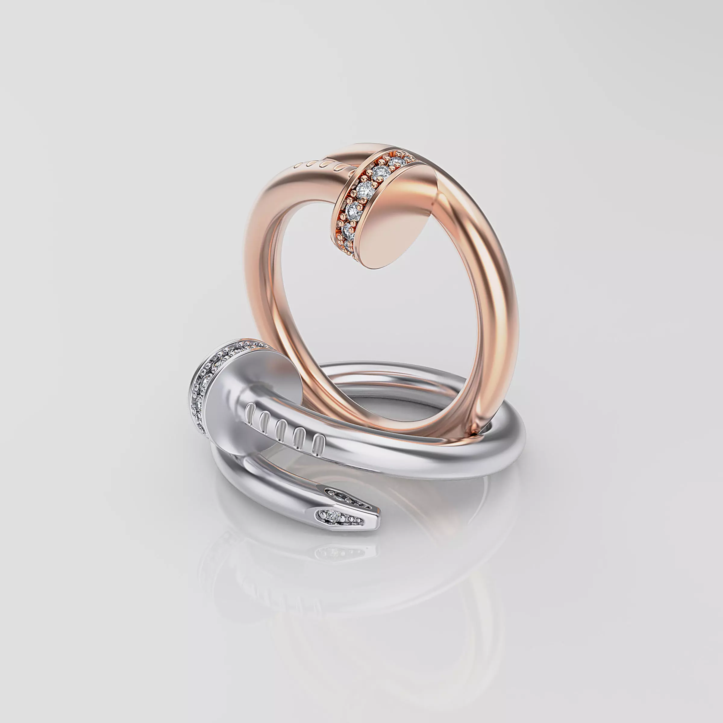 Women ring 3D print model_0
