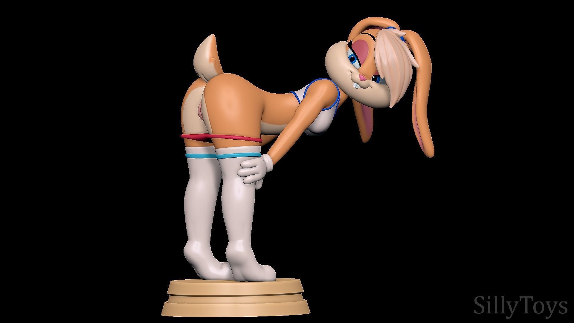 Lola Bunny NSFW  3D print model_2