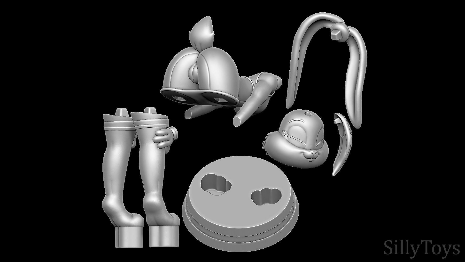 Lola Bunny NSFW  3D print model_11