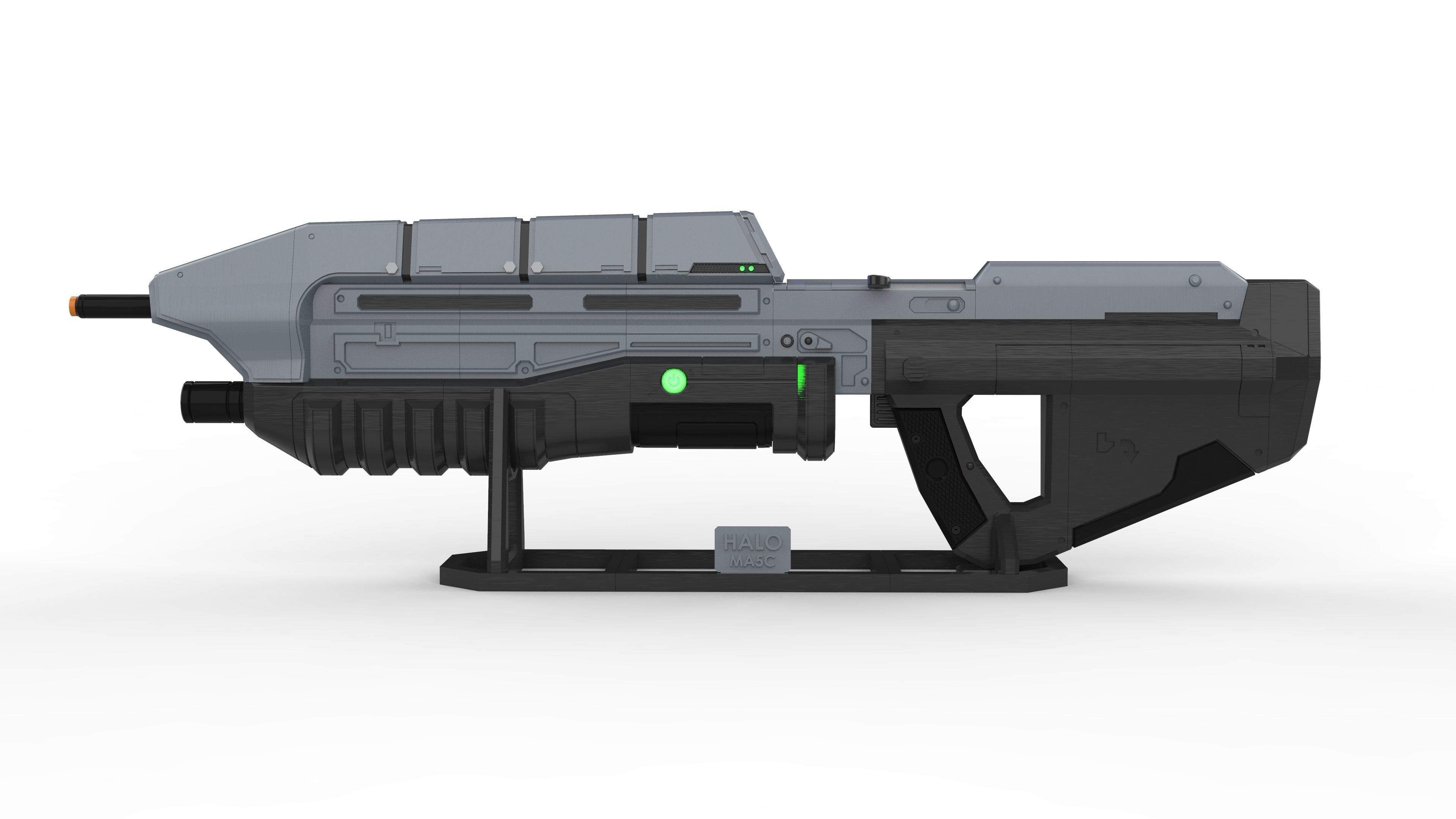 MA5c Cannon - Halo - Printable 3d model - STL 3D print model_4