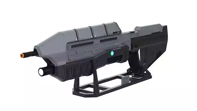 MA5c Cannon - Halo - Printable 3d model - STL 3D print model