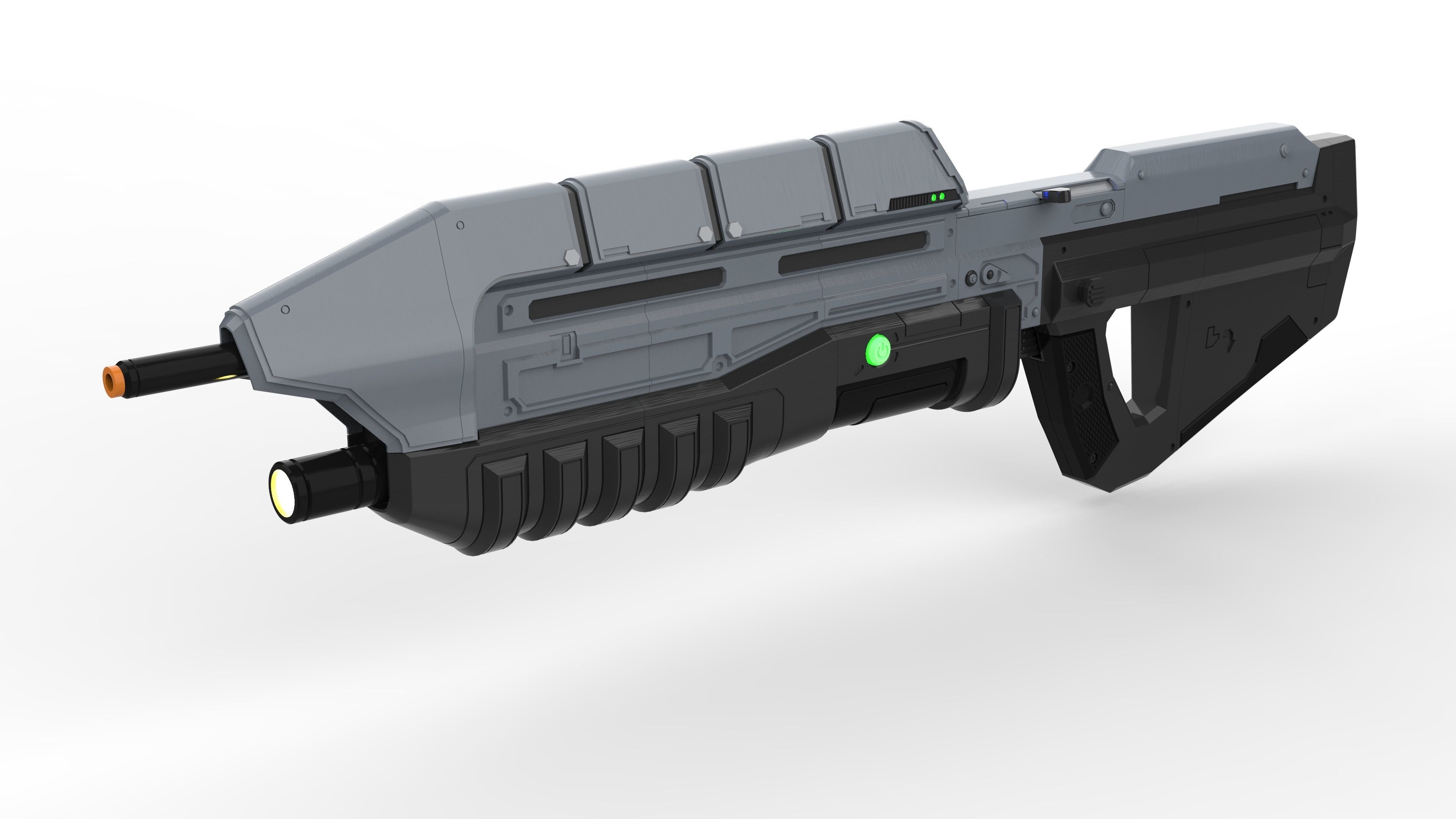 MA5c Cannon - Halo - Printable 3d model - STL 3D print model_7