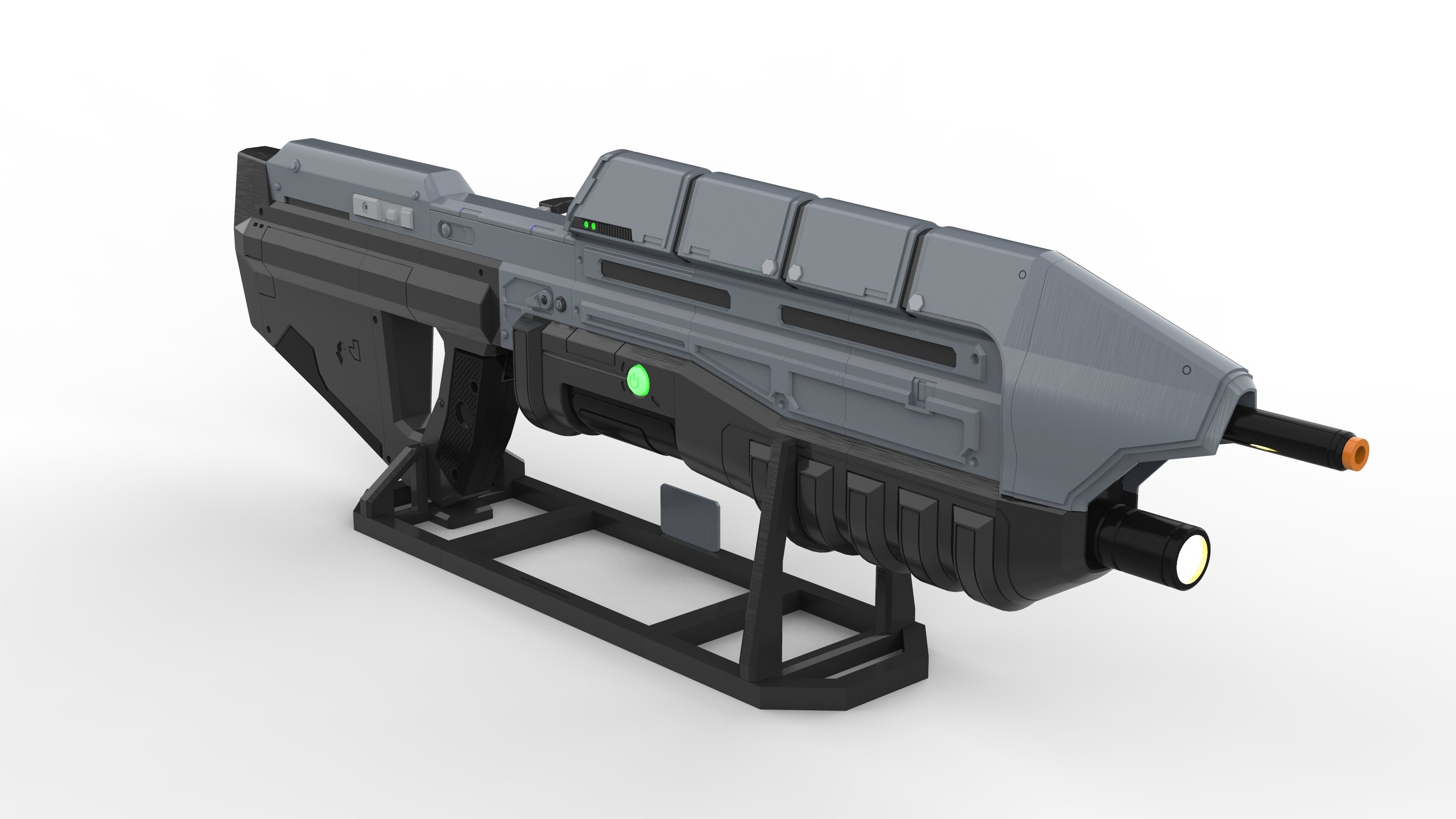 MA5c Cannon - Halo - Printable 3d model - STL 3D print model_6