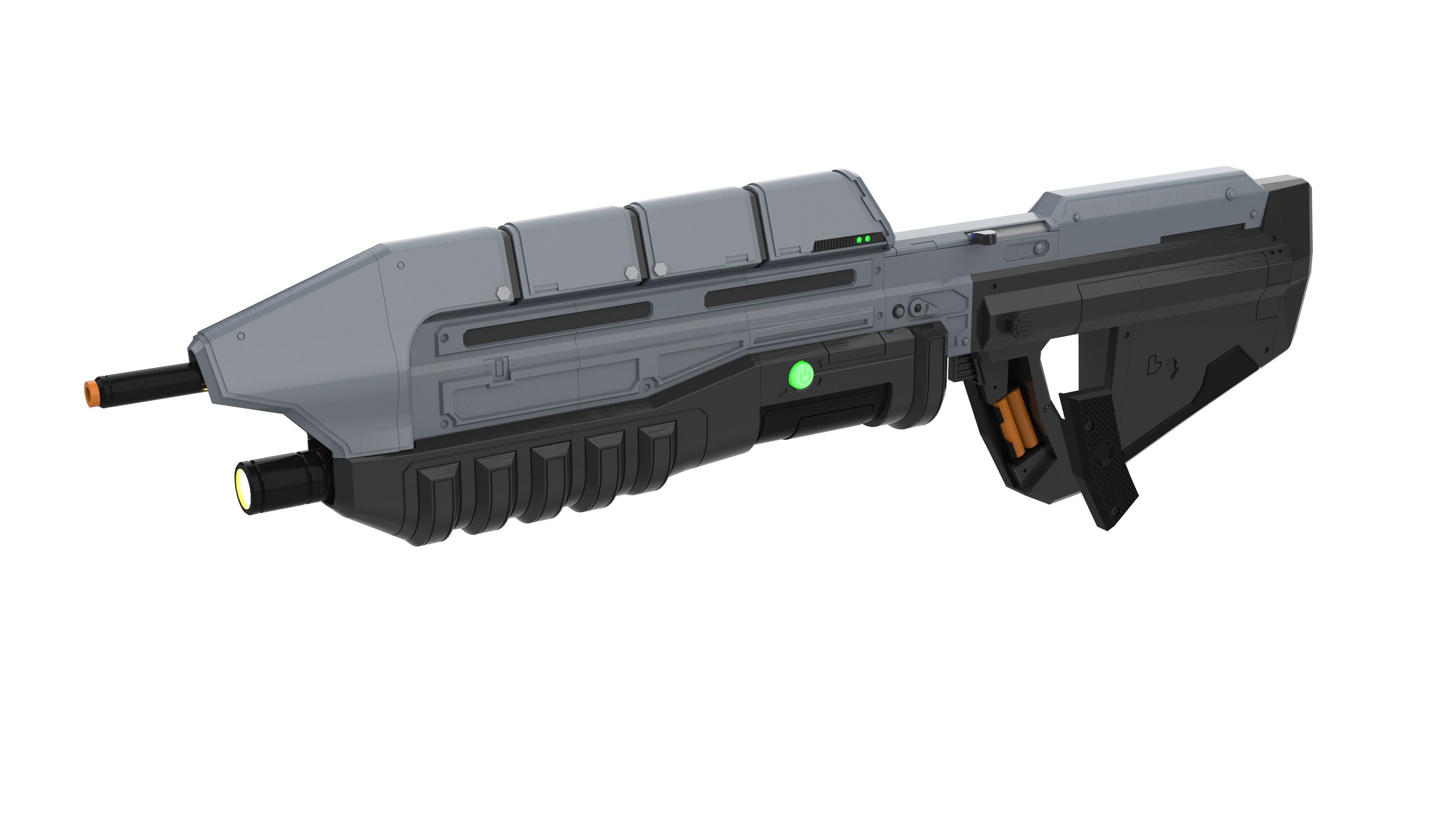 MA5c Cannon - Halo - Printable 3d model - STL 3D print model_8
