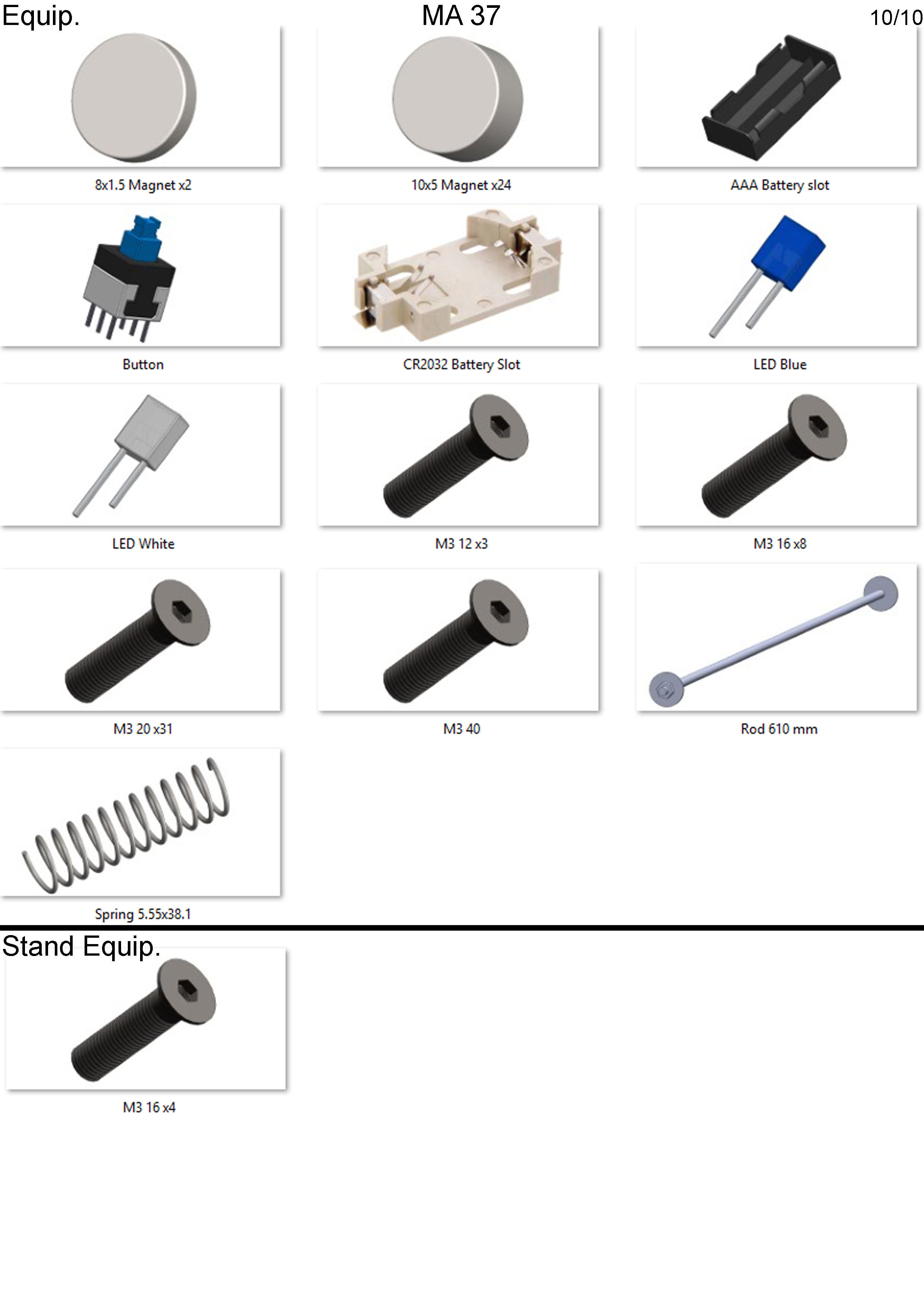 MA37 Cannon - Halo - Printable 3d model - STL 3D print model_23