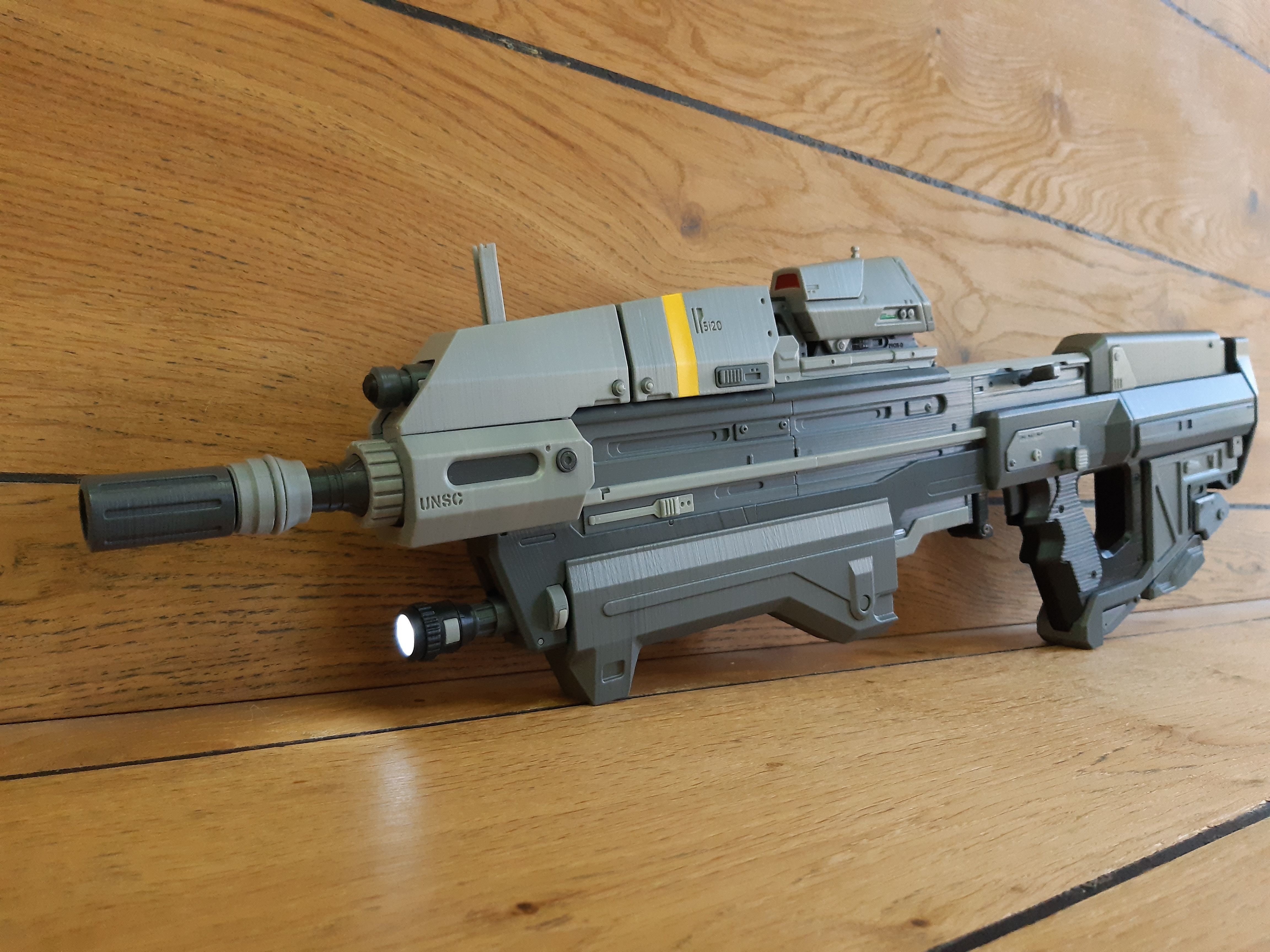 MA37 Cannon - Halo - Printable 3d model - STL 3D print model_33