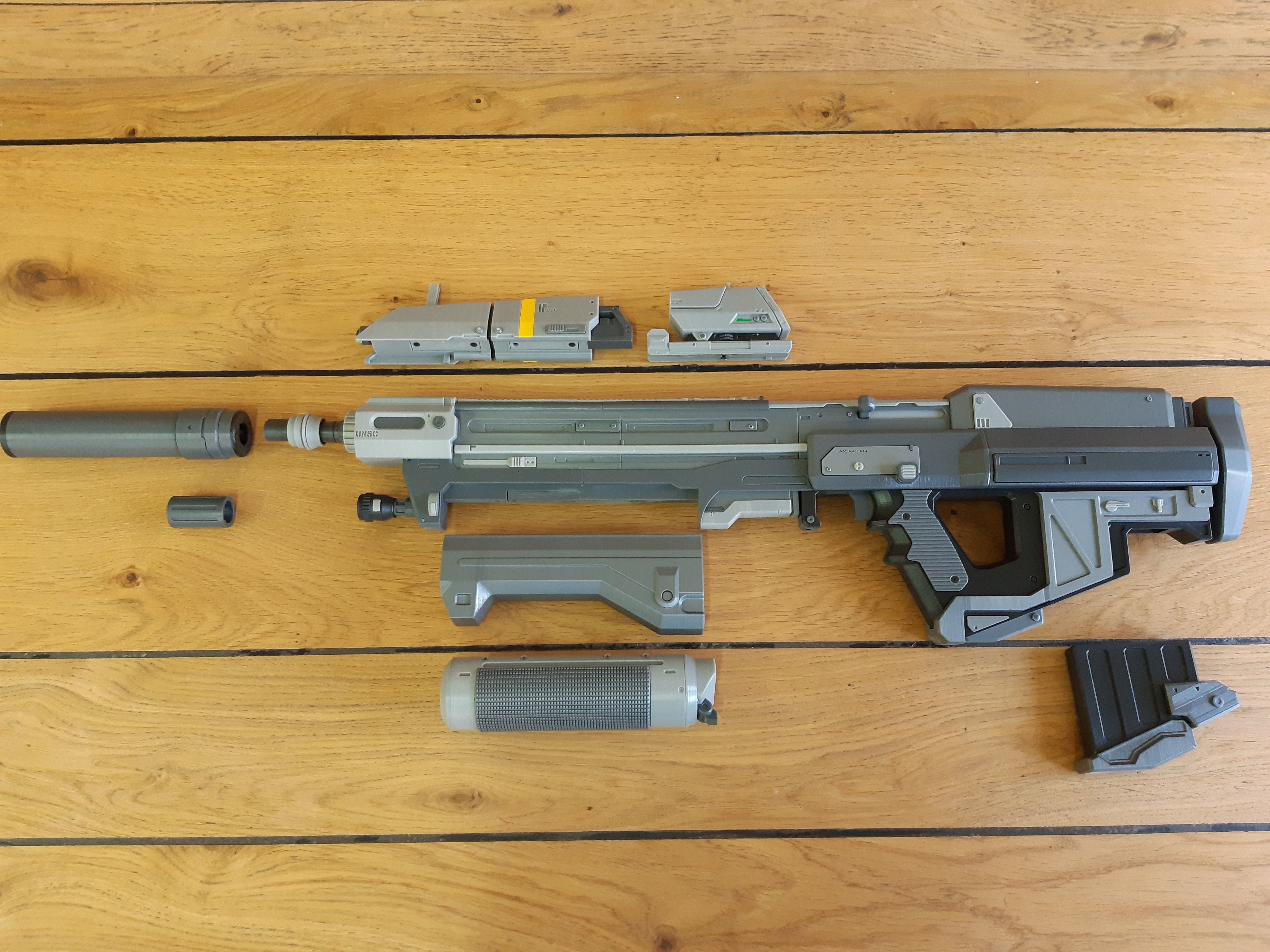 MA37 Cannon - Halo - Printable 3d model - STL 3D print model_28