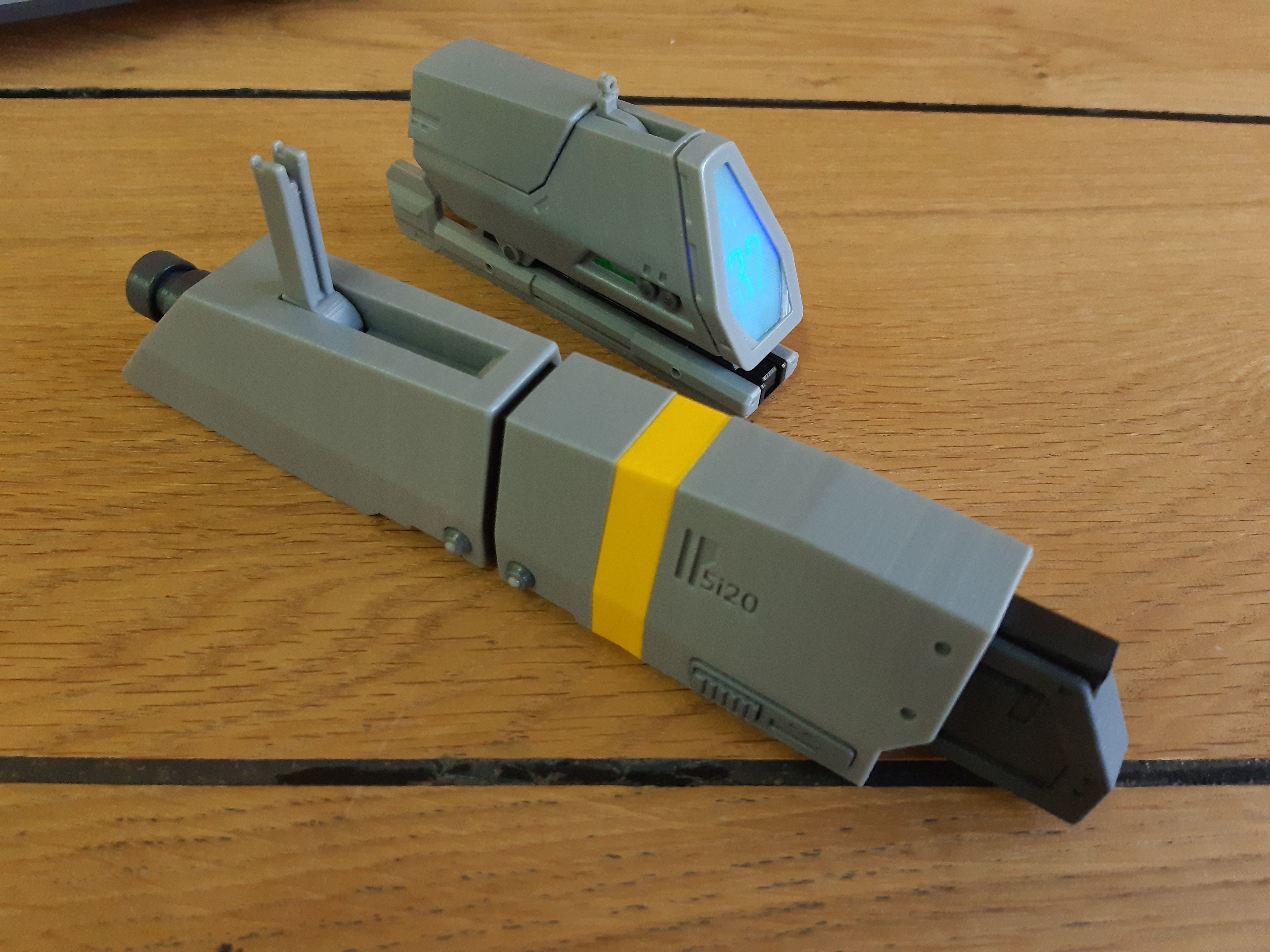 MA37 Cannon - Halo - Printable 3d model - STL 3D print model_29