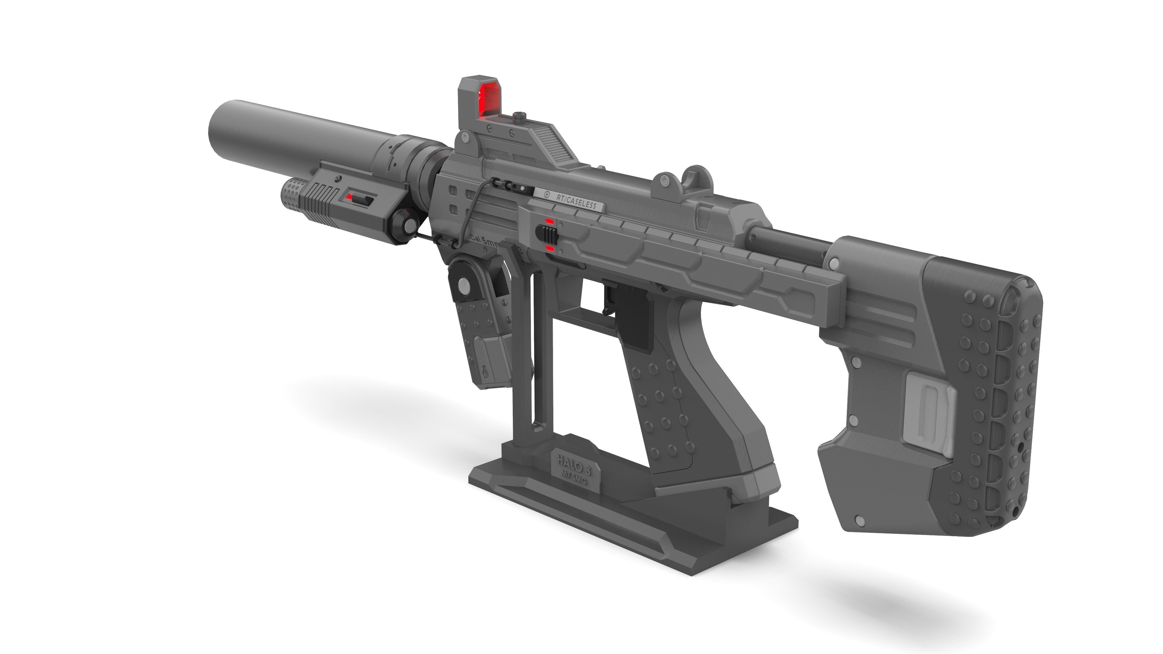 M7 Cannon - Halo - Printable 3d model - STL 3D print model_18
