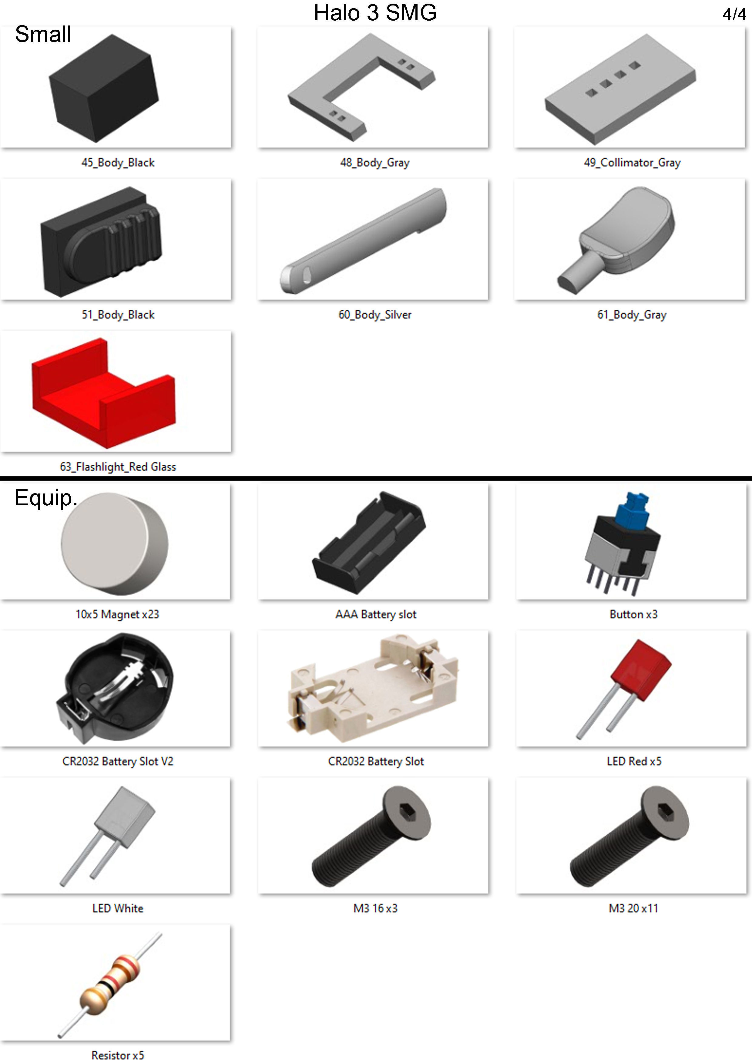 M7 Cannon - Halo - Printable 3d model - STL 3D print model_29