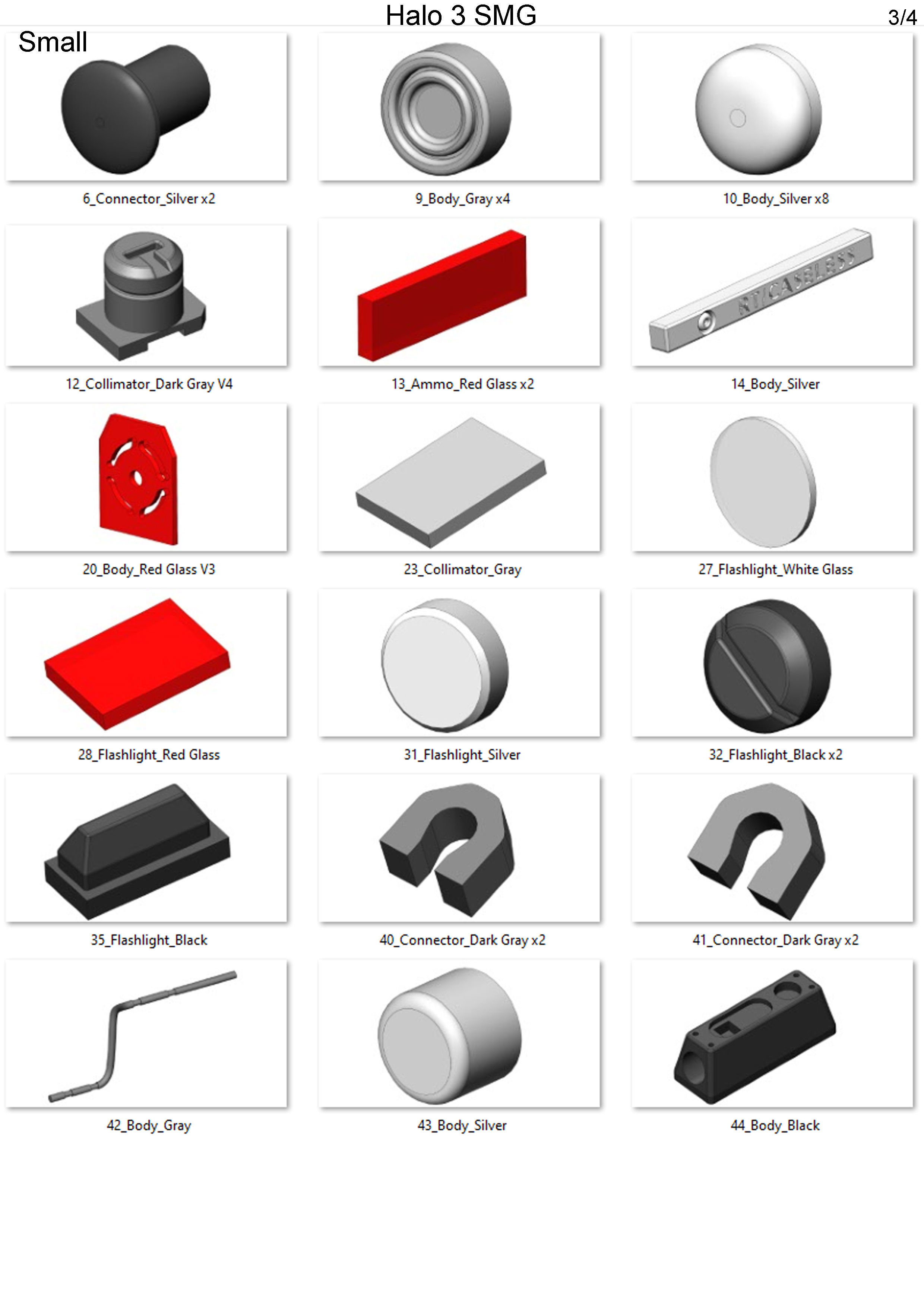 M7 Cannon - Halo - Printable 3d model - STL 3D print model_28