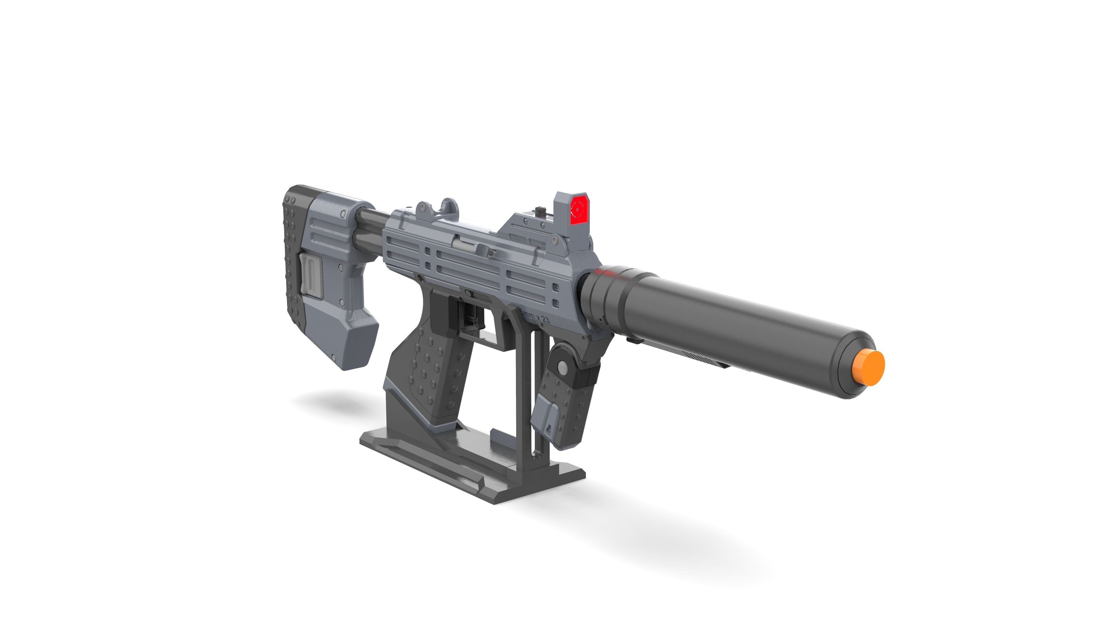 M7 Cannon - Halo - Printable 3d model - STL 3D print model_12