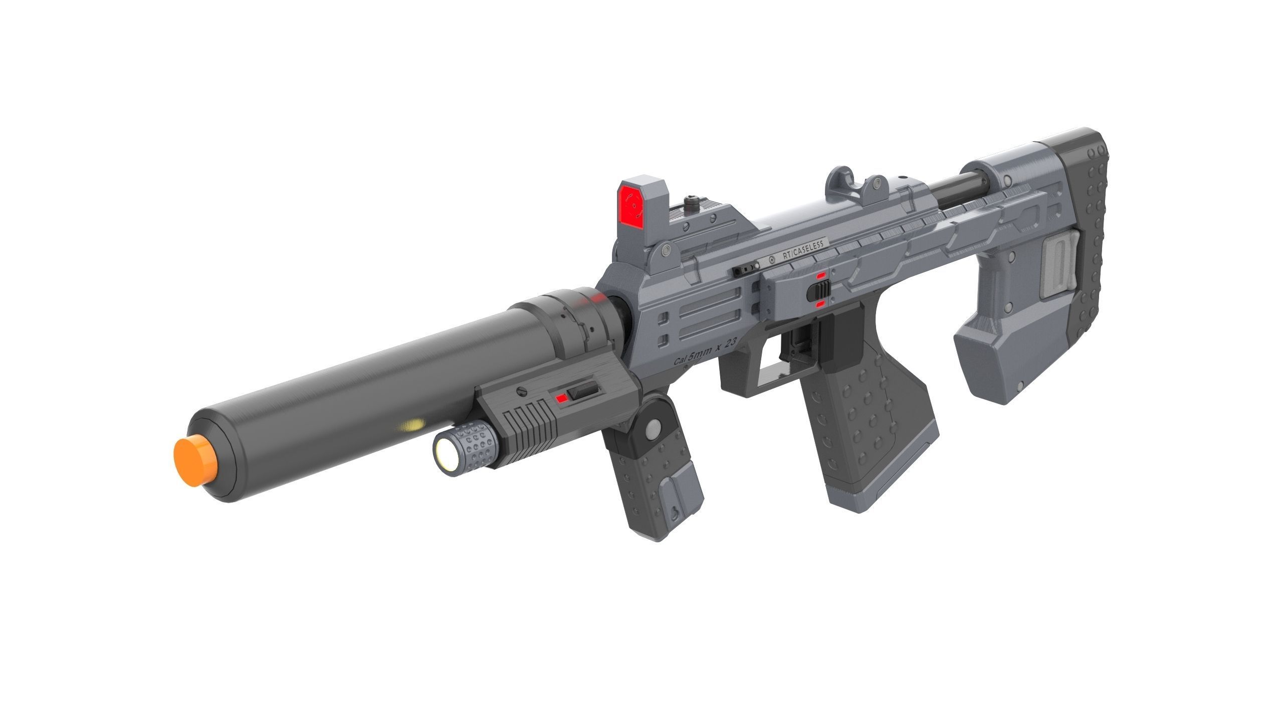 M7 Cannon - Halo - Printable 3d model - STL 3D print model_2