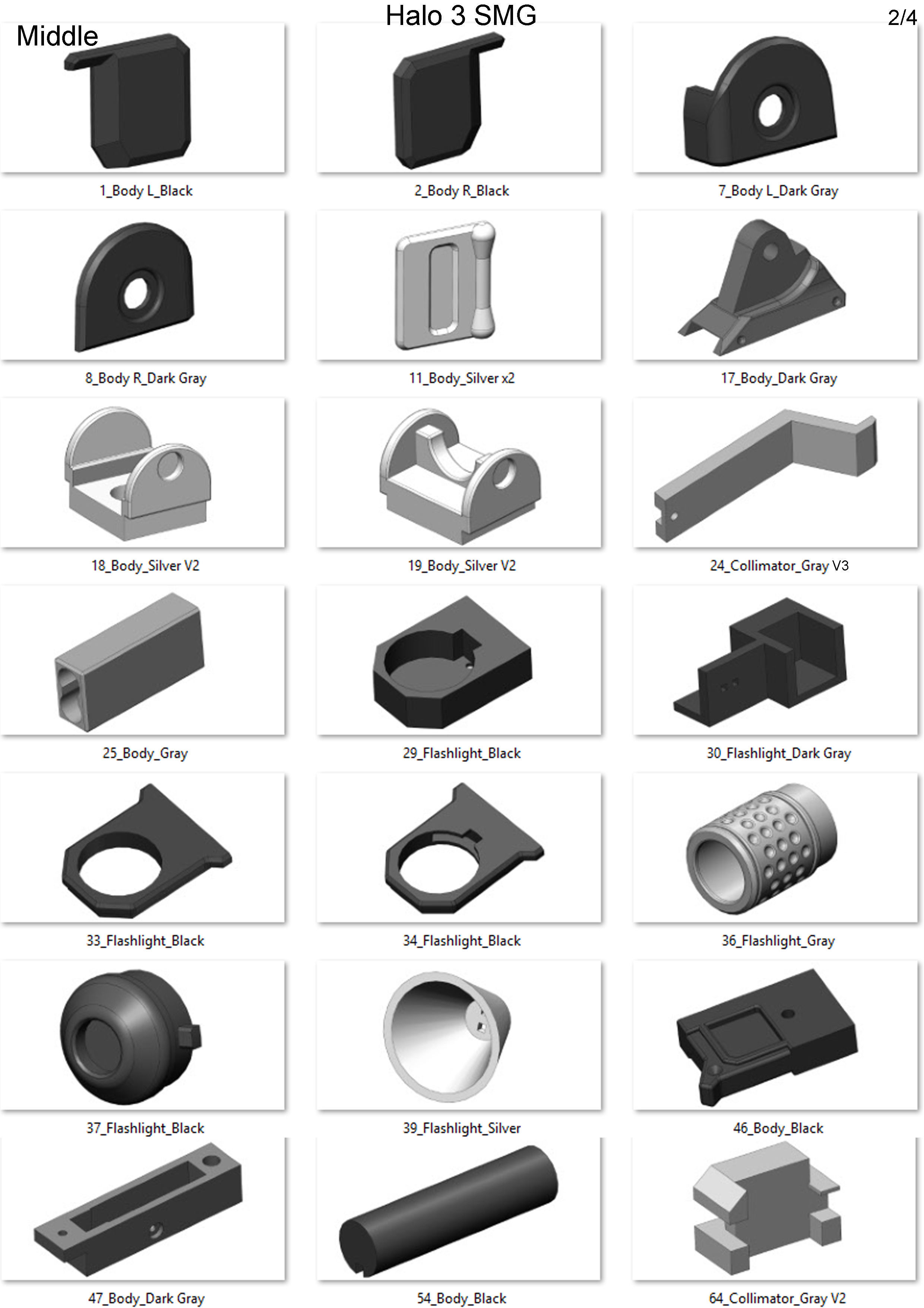 M7 Cannon - Halo - Printable 3d model - STL 3D print model_27