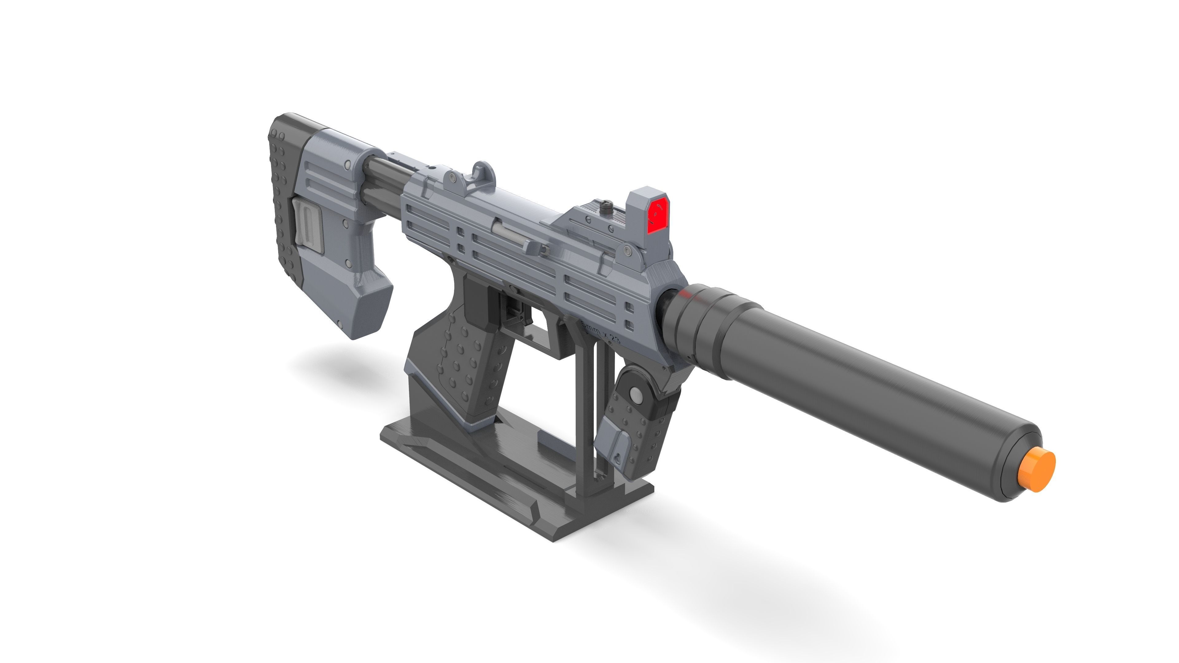 M7 Cannon - Halo - Printable 3d model - STL 3D print model_15