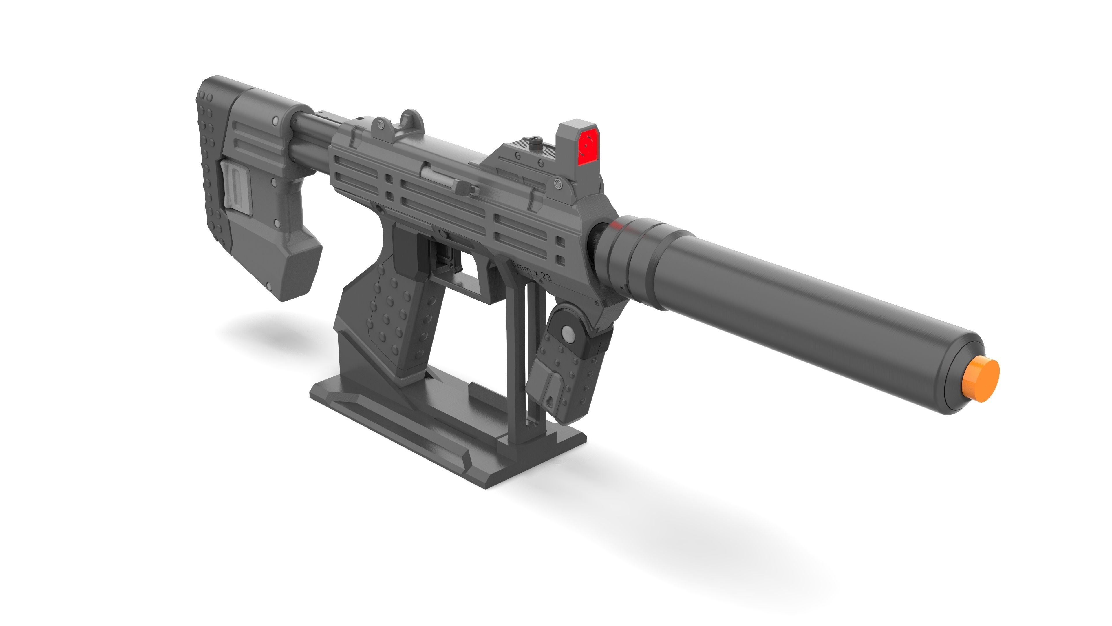 M7 Cannon - Halo - Printable 3d model - STL 3D print model_17