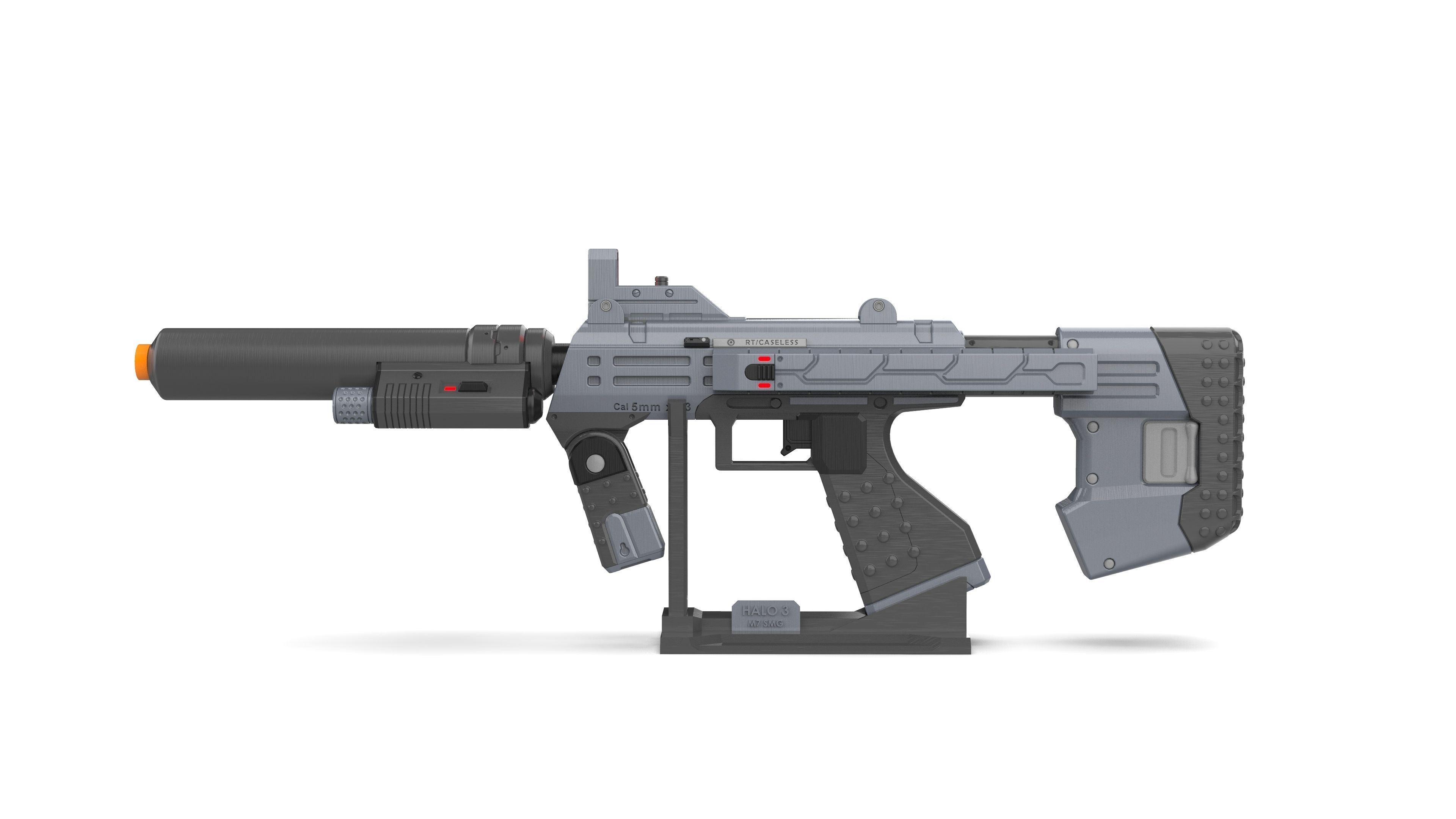 M7 Cannon - Halo - Printable 3d model - STL 3D print model_14