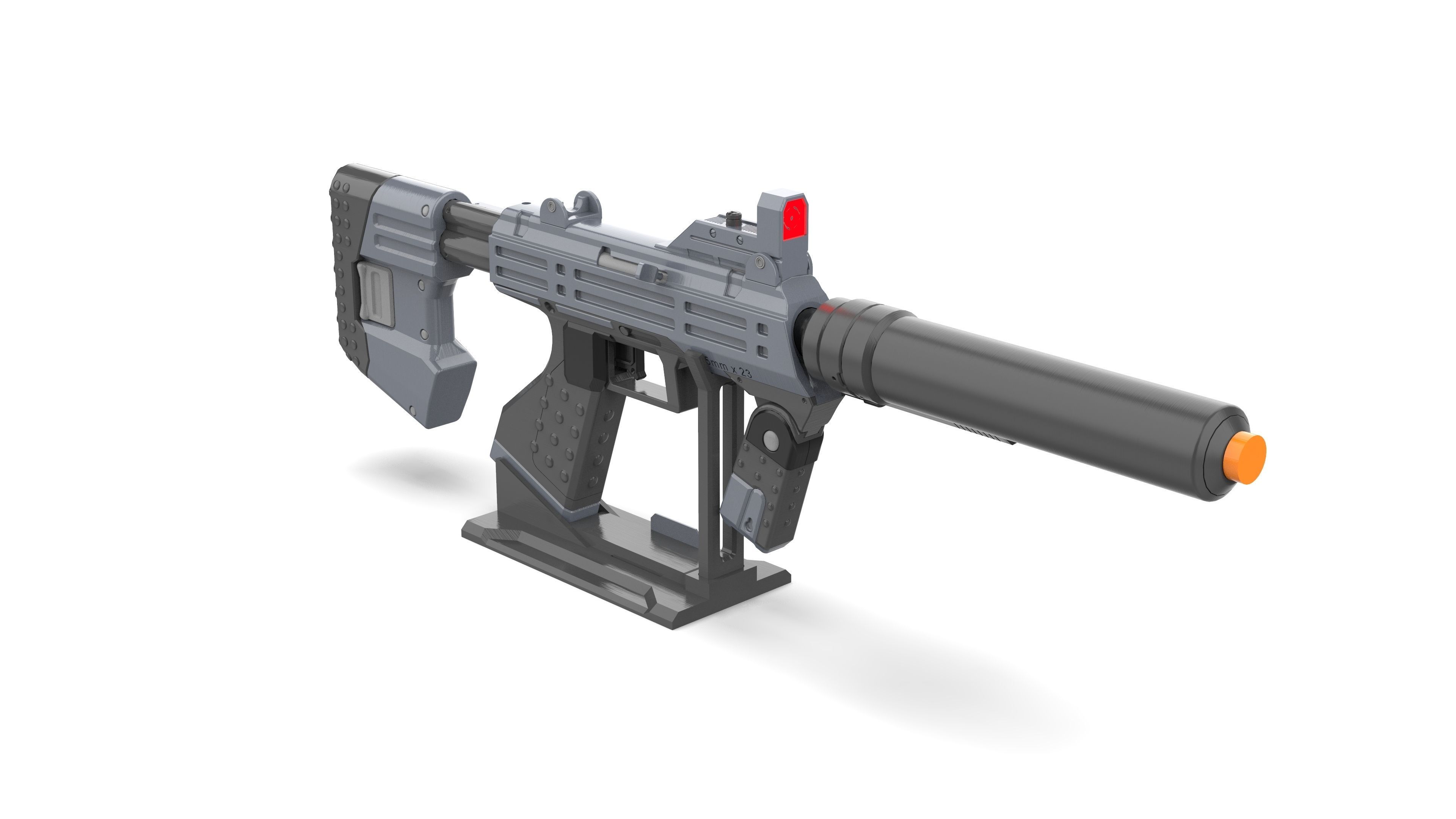 M7 Cannon - Halo - Printable 3d model - STL 3D print model_3