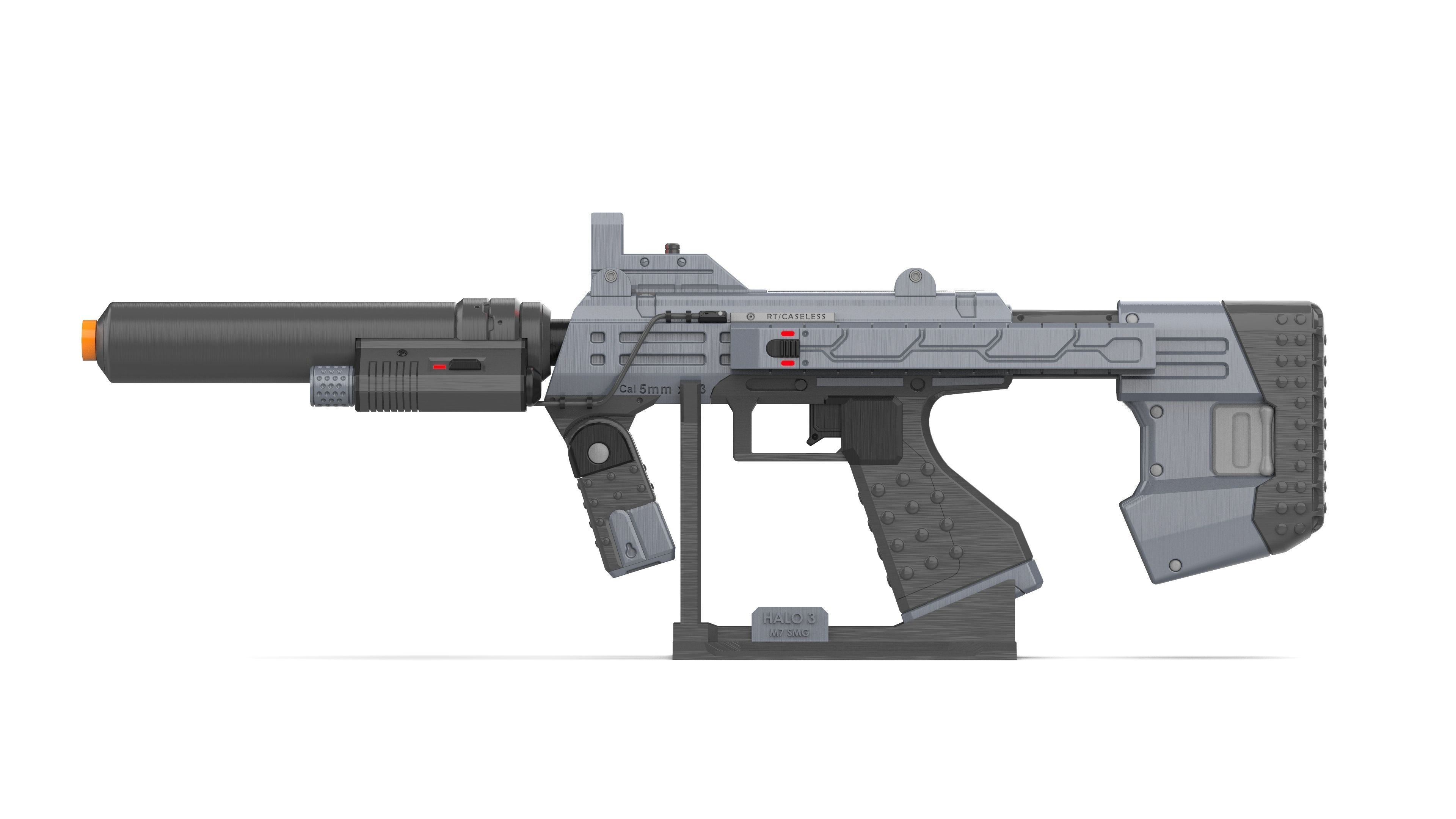 M7 Cannon - Halo - Printable 3d model - STL 3D print model_4