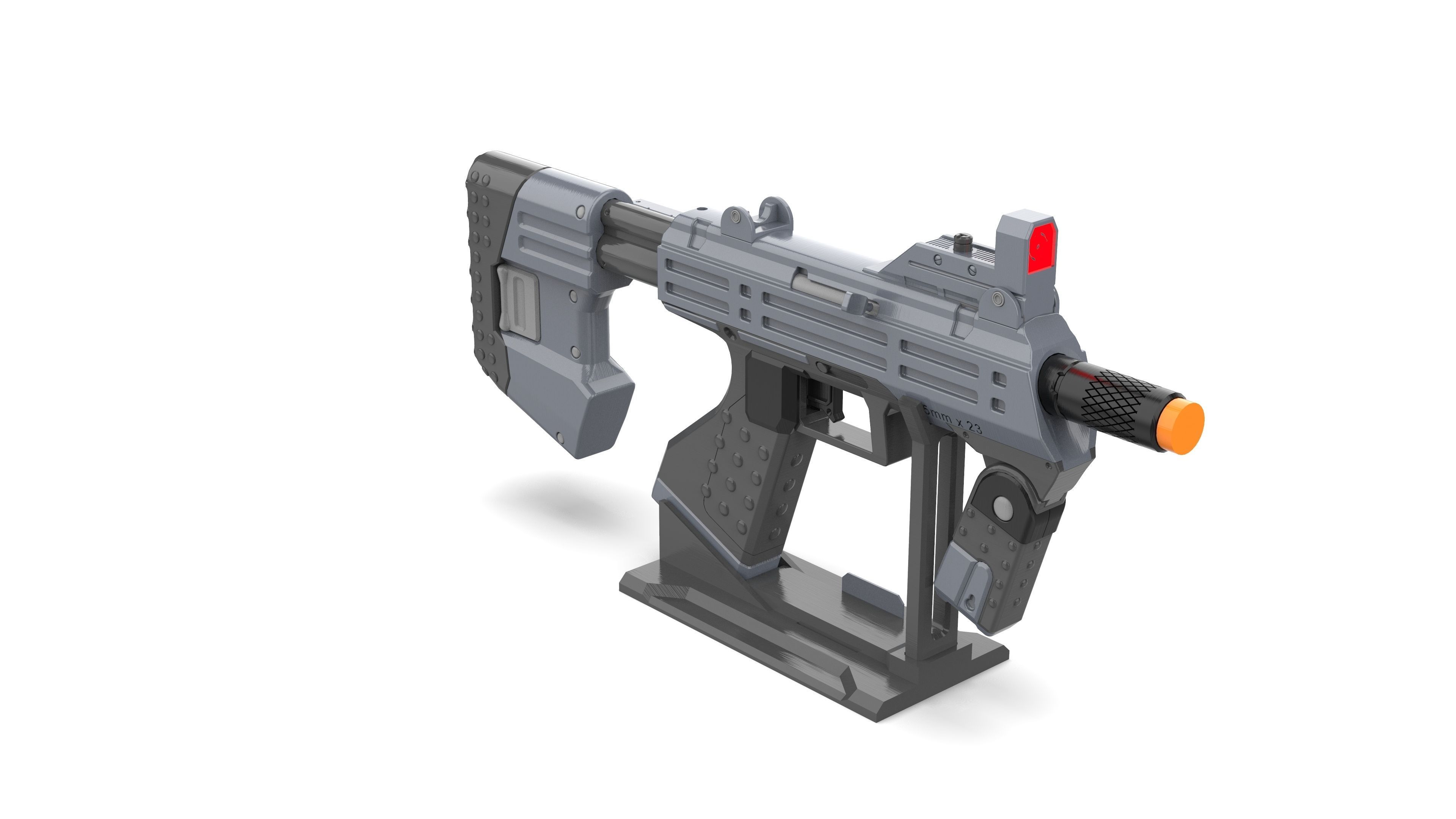 M7 Cannon - Halo - Printable 3d model - STL 3D print model_8