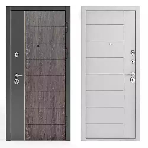 Modern front door 2 3D model