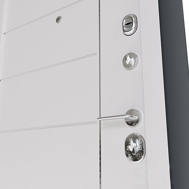 Modern front door 2 3D model_5