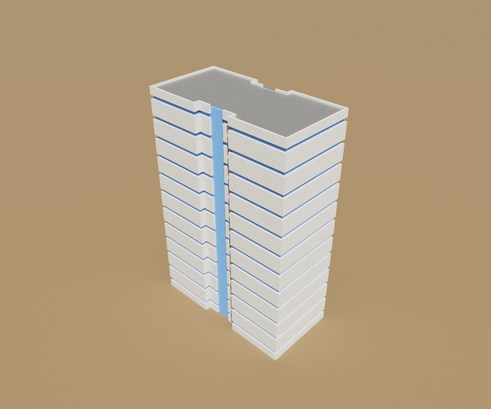 voxel city building 3D model_21