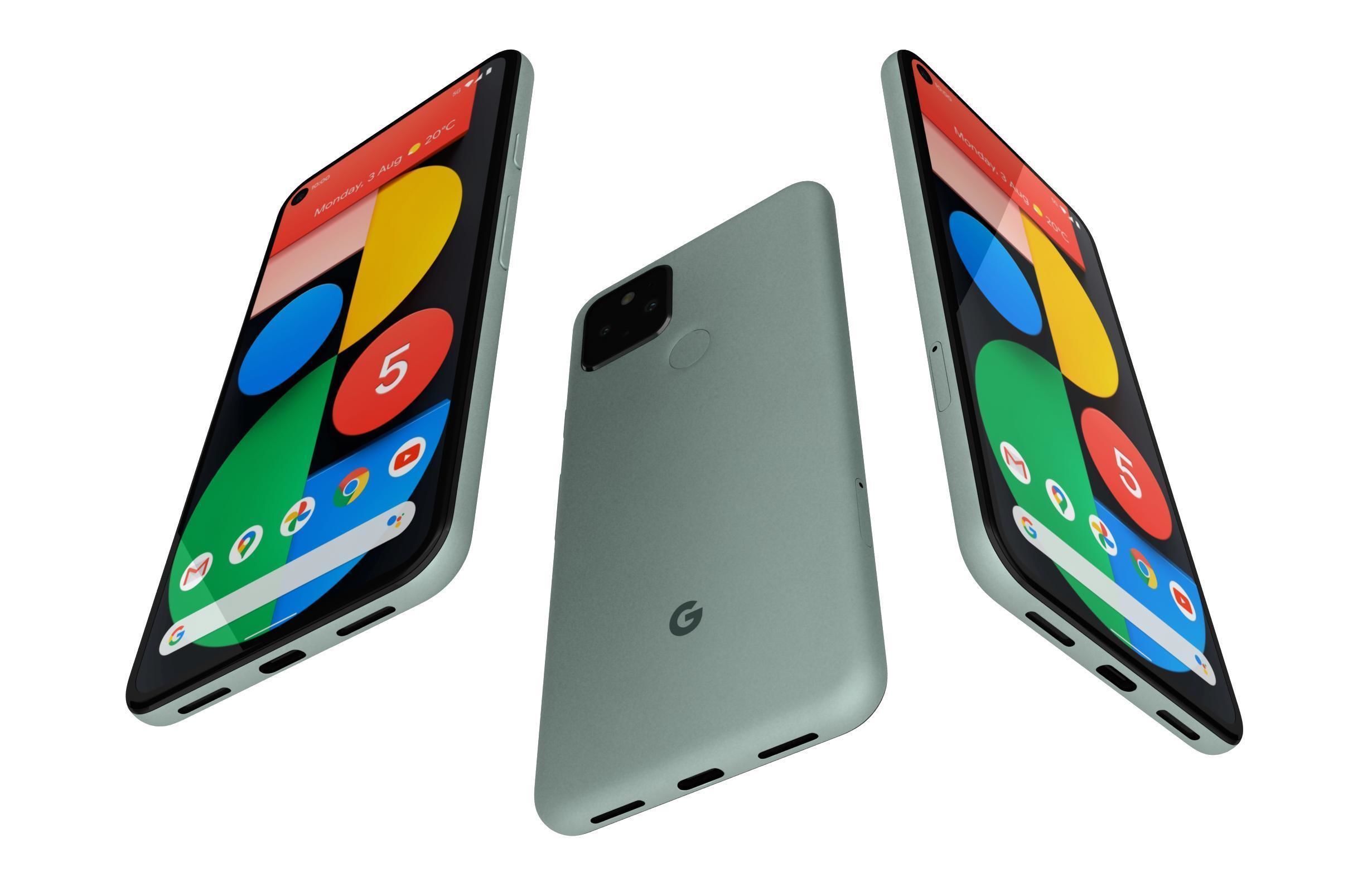 Google Pixel 4 And 5 3D model_58
